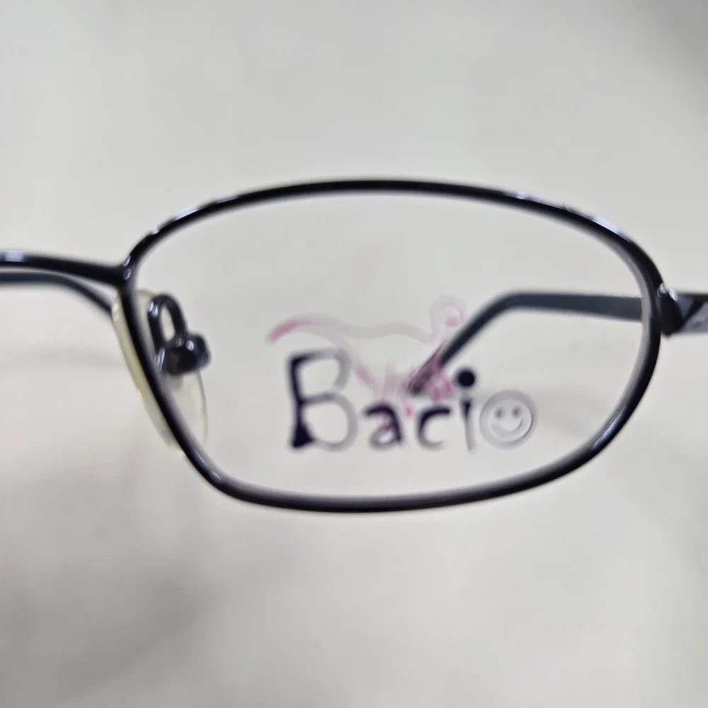 Vintage Baci Kids Eyeglasses Frames TQ511B Blue Oval 40 17 130 NWT New Old Stock